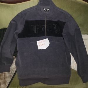FTP cordaroy half zip jacket